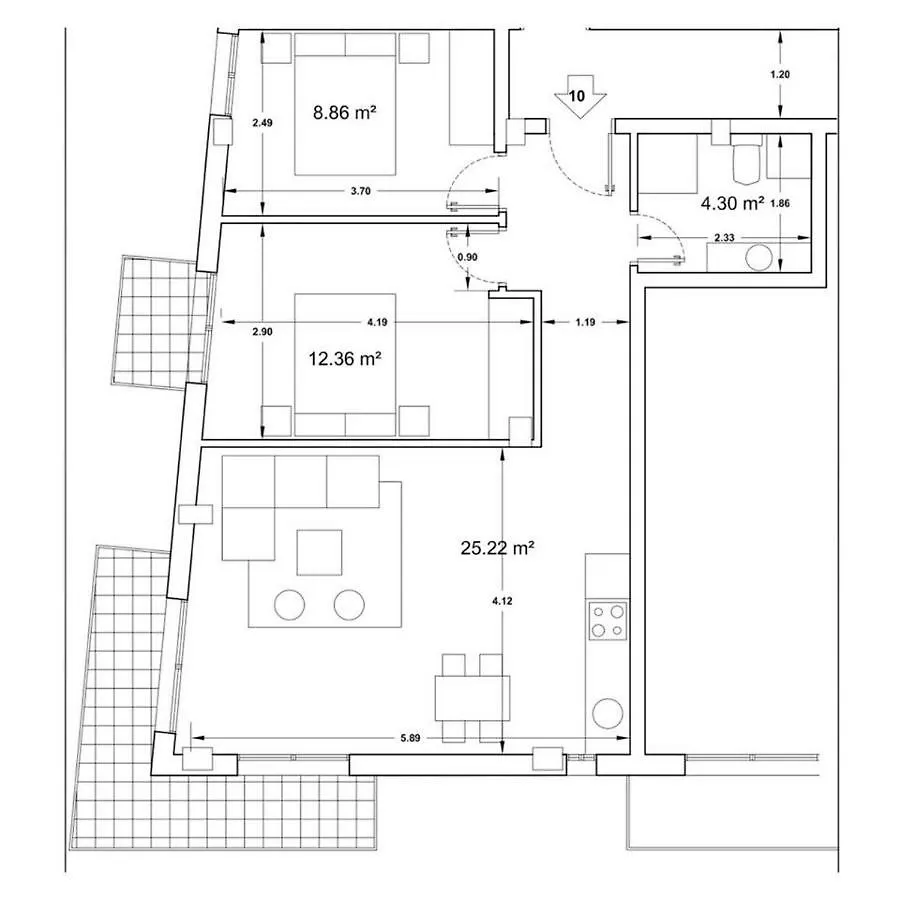 Apartamento Tarifa - Zona 10!Piscina Apartment